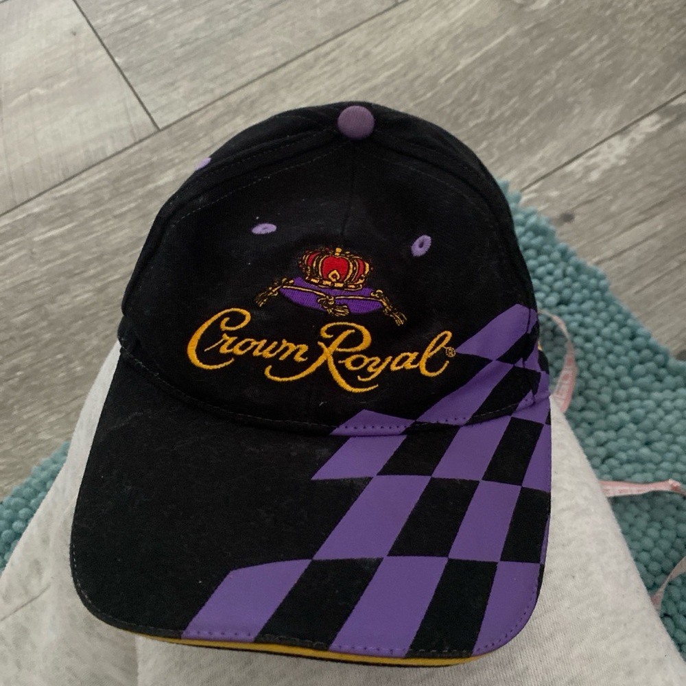 Crown Royal Black and Purple Cap